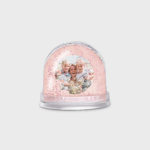 Gepersonaliseerde Glitter Sneeuwbol